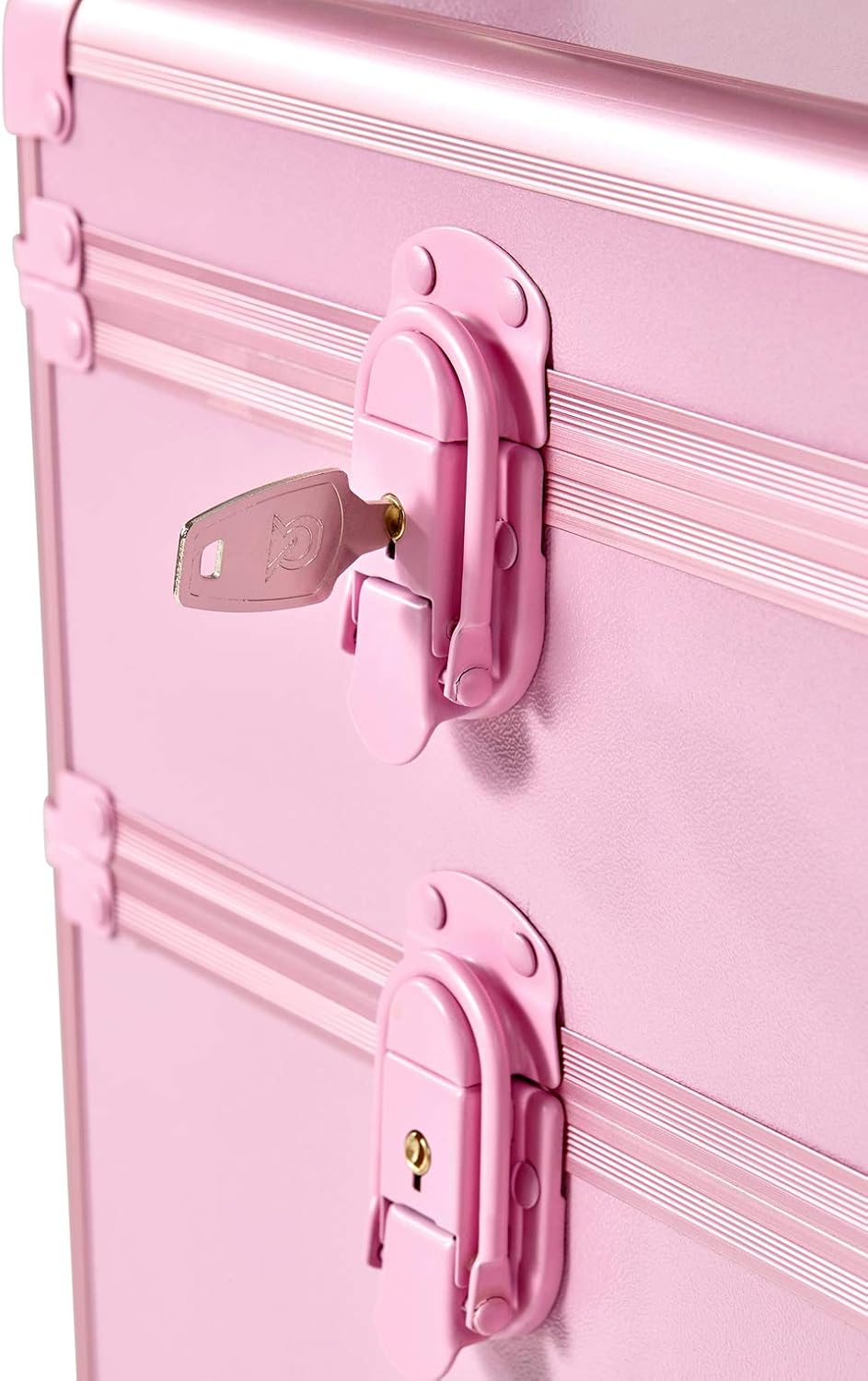 Train Case Rolling 5-in-1 with nail polish holder Portable Makeup Professional Cosmetic Organizer Makeup Traveling case Trolley Cart Trunk