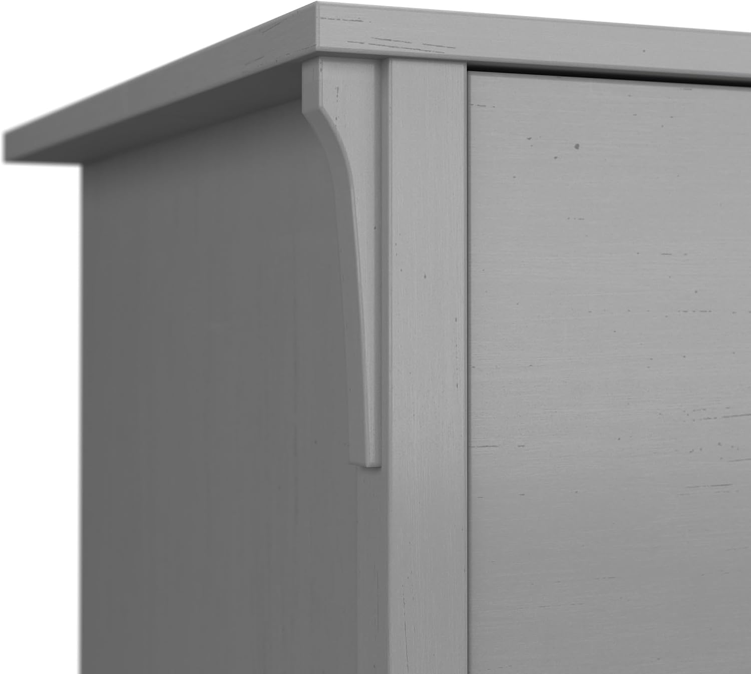 Bush Home Salinas 6 Cube Organizer in Cape Cod Gray, Office Storage Solution, Home Organizer with Open Shelving, Compact Unit for Books and Supplies
