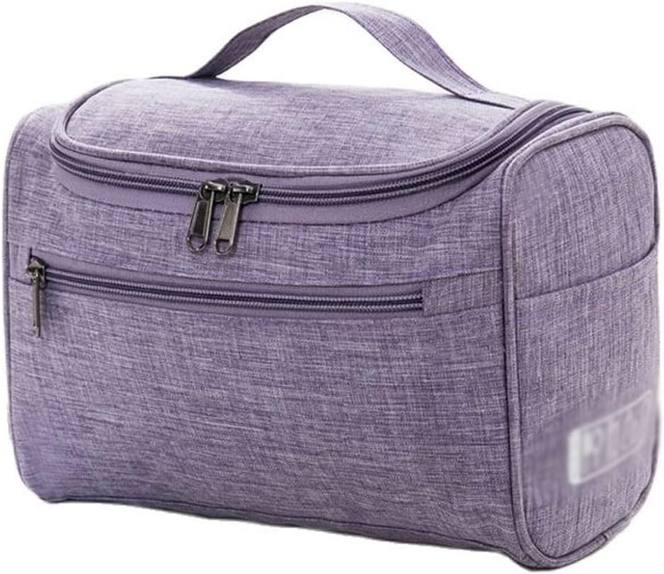 Women's Men's Hanging Cosmetic Bag Travel Necessarie Portable Toiletry Storage Makeup Vanity Cases Organizer(Black)