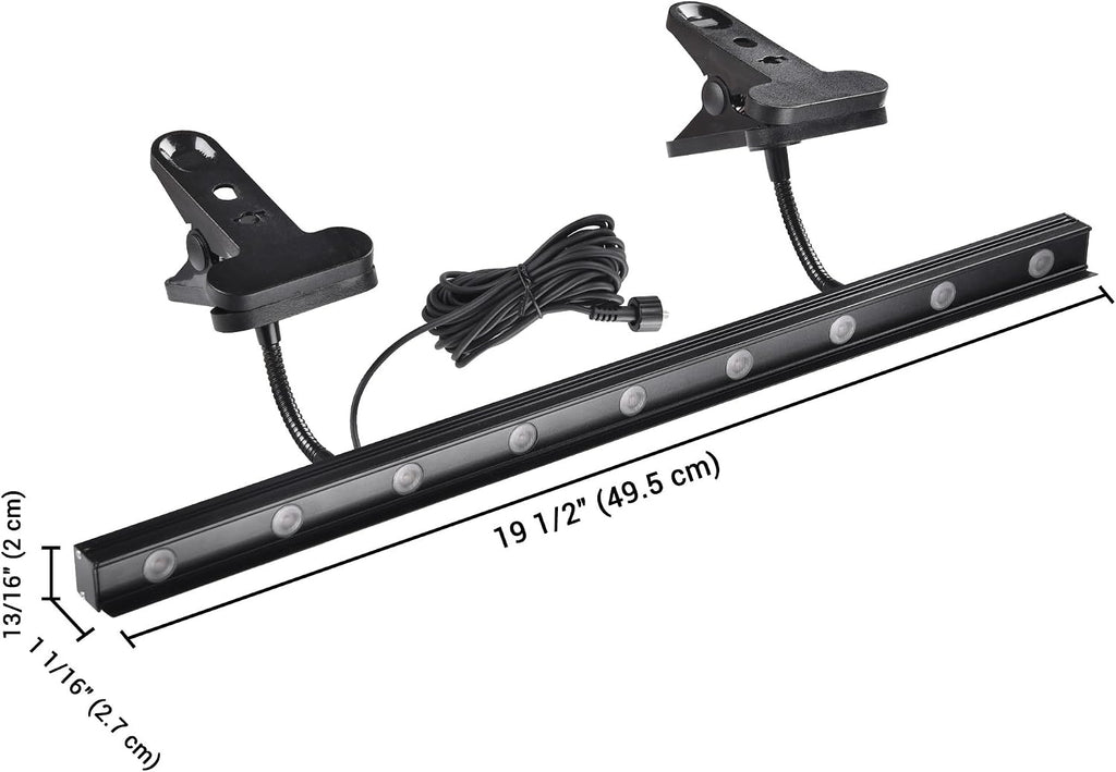 Yescom Instahibit LED Light Adjustable for Retractable Banner Stand Trade Show Exhibition Booth 4 Packs