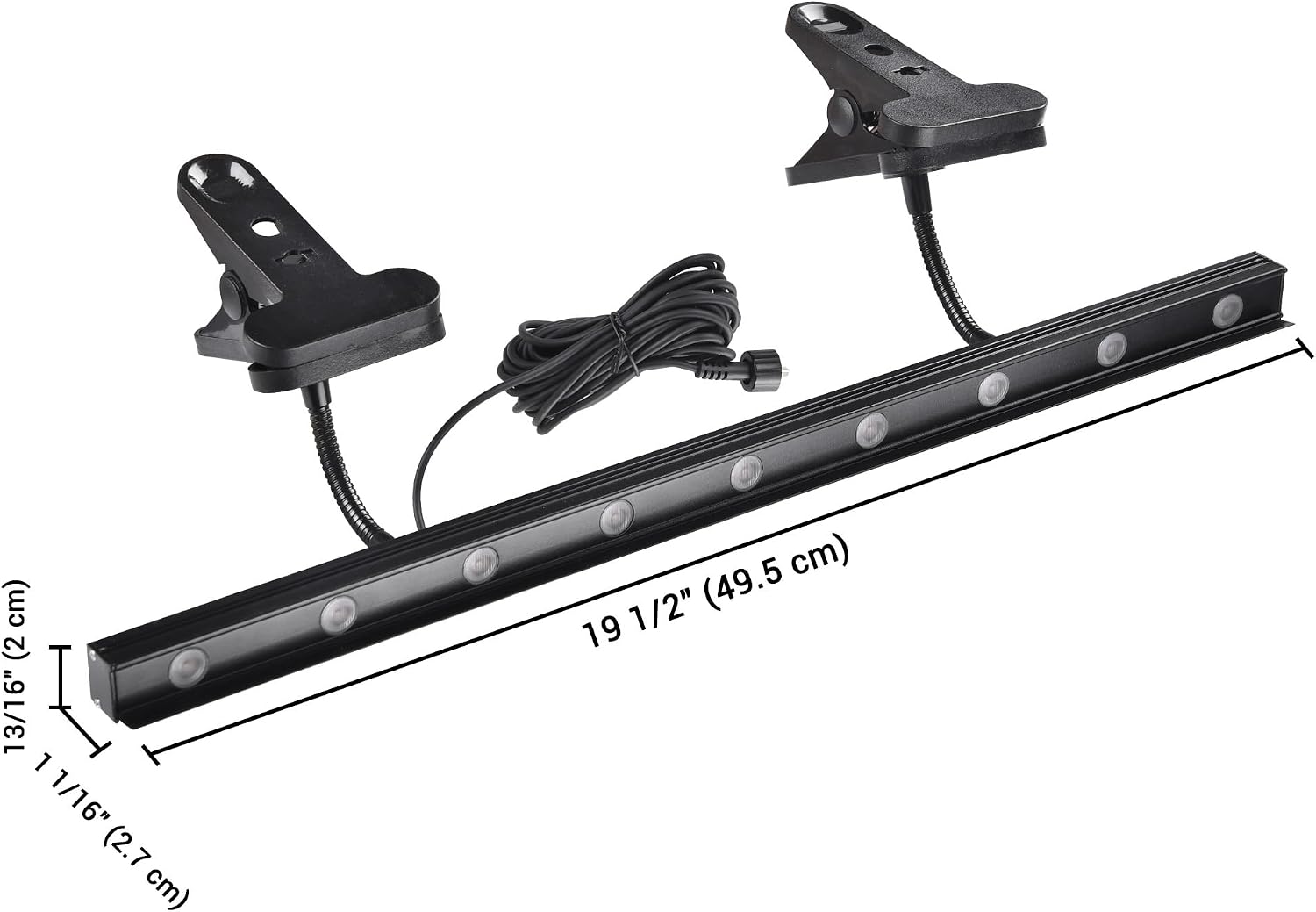 Yescom Instahibit LED Light Adjustable for Retractable Banner Stand Trade Show Exhibition Booth 4 Packs
