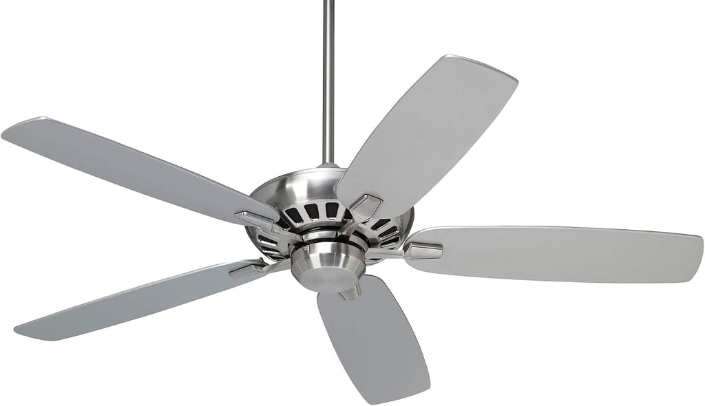 Casa Vieja 52' Journey Modern Country Indoor Ceiling Fan with Handy Remote Control Brushed Nickel Silver for House Bedroom Living Room Home Kitchen Family Dining Office