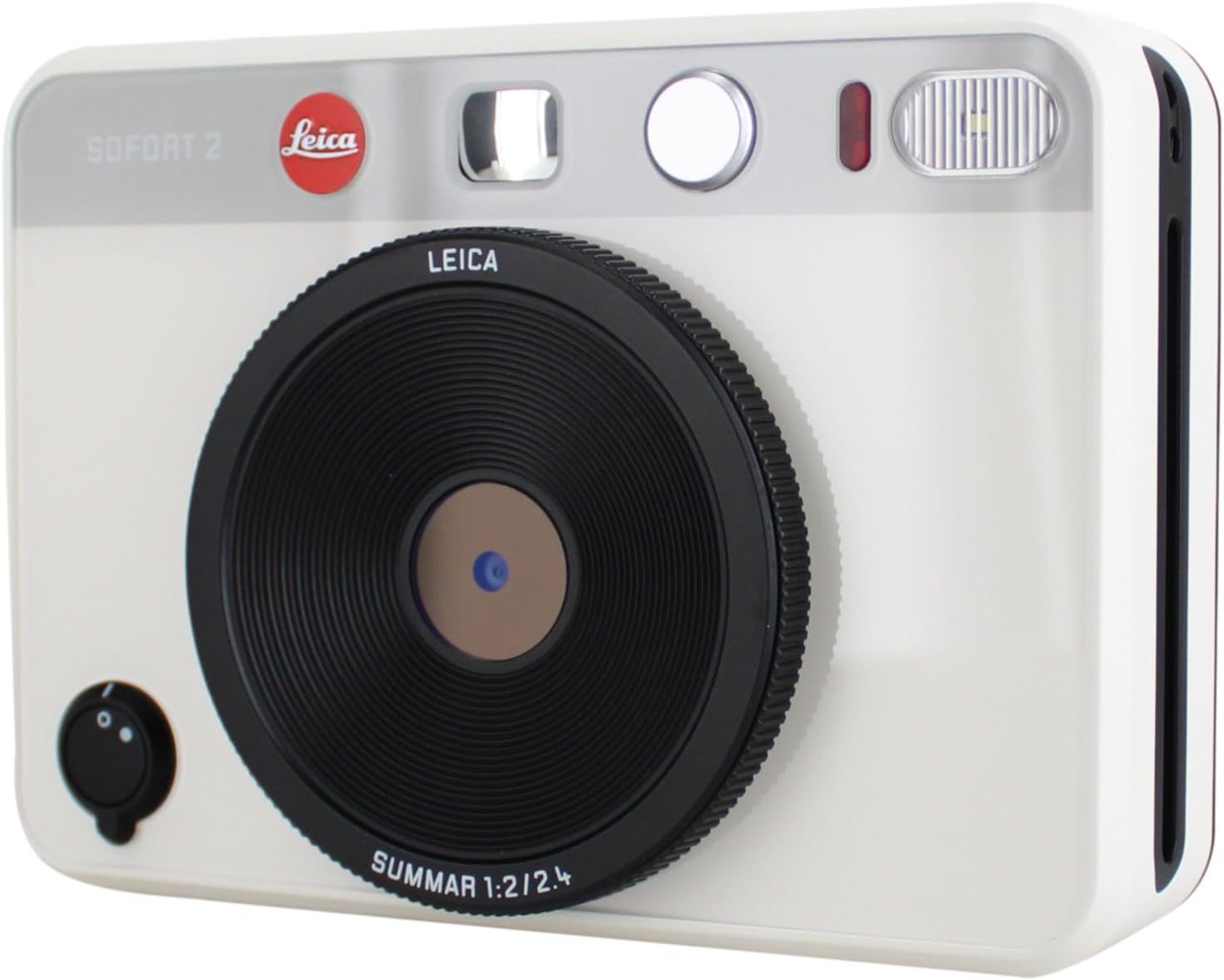 Leica Sofort 2 Hybrid Instant Photo Film and Digital Camera (White) (19188) with LCD Display Bundle with Fujifilm Instant Film 20 Sheets + 128 GB Memory Card + Bag + Cleaning Kit