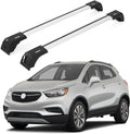 ERKUL Roof Rack Cross Bars for Buick Encore 2013-2022 | Aluminum Crossbars with Anti Theft Lock for Rooftop | Compatible with Flush Rails - Silver