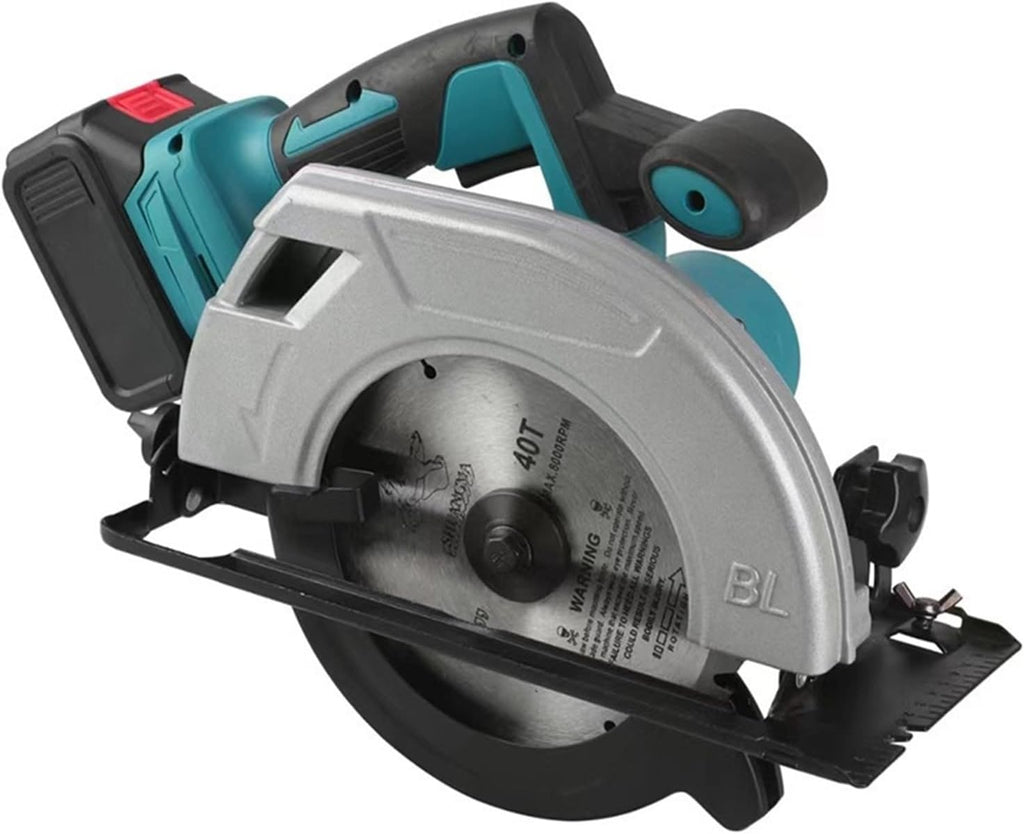 Reciprocating Saw, Brushless Electric Circular Saw 7 Inch Cordless High Power Board Cutting Machine Woodworking Tools Fit / 18V Battery(With1battery)