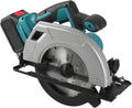 Reciprocating Saw, Brushless Electric Circular Saw 7 Inch Cordless High Power Board Cutting Machine Woodworking Tools Fit / 18V Battery(With1battery)