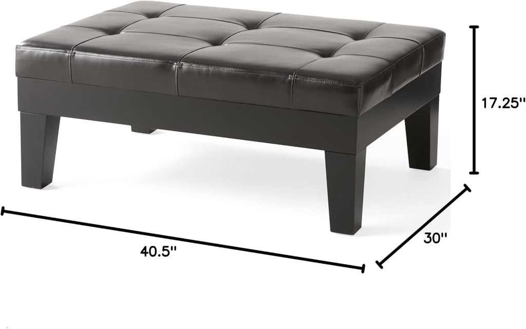 Christopher Knight Home Tucson Coffee Table, Brown 40.5' x 29.5' x 17.75'