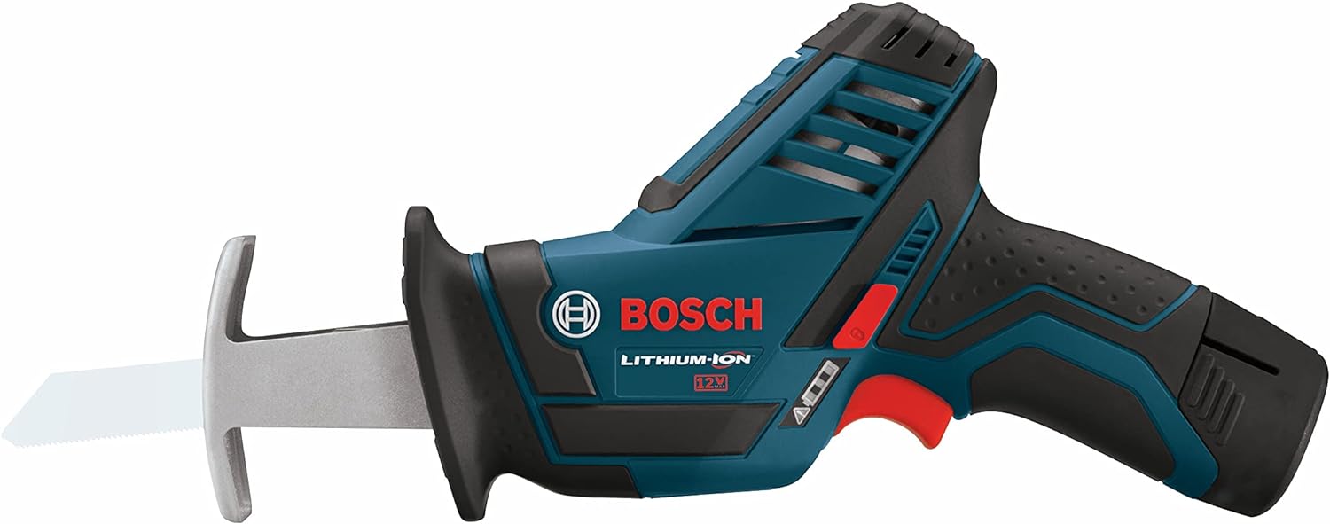 BOSCH PS60-102 12V Max Pocket Reciprocating Saw Kit with 2.5Ah Battery