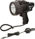 STREAMLIGHT Lightweight Rechargeable Long-Range 1000 Lumens Waypoint 300 Black Spotlight w/120V AC Charger with Waypoint Rechargeable/Super Siege 12V DC Cord