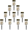 Cute Cat Outdoor Stake Lights Solar Warm White Lights for Yard Patio Waterproof Pathway Lights Flameless Garden Lights for Party Home Landscape Lighting