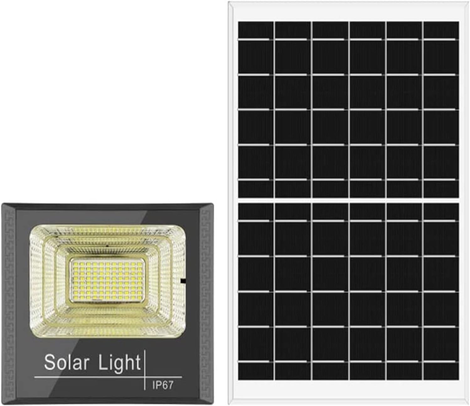 Courtyard light Spot Lighting Solar Flood Lights Outdoor,Solar Powered Floodlights With S Grade Polysilicon Solar Panel,Ip66 Waterproof Dustproof And Lightning Proof Solar Security Lights [Energy Clas