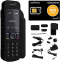 BlueCosmo Inmarsat IsatPhone 2.1 Satellite Phone Kit & 100 Unit Prepaid SIM (90 Days) - Global Coverage - Voice, SMS, GPS Tracking, Emergency SOS