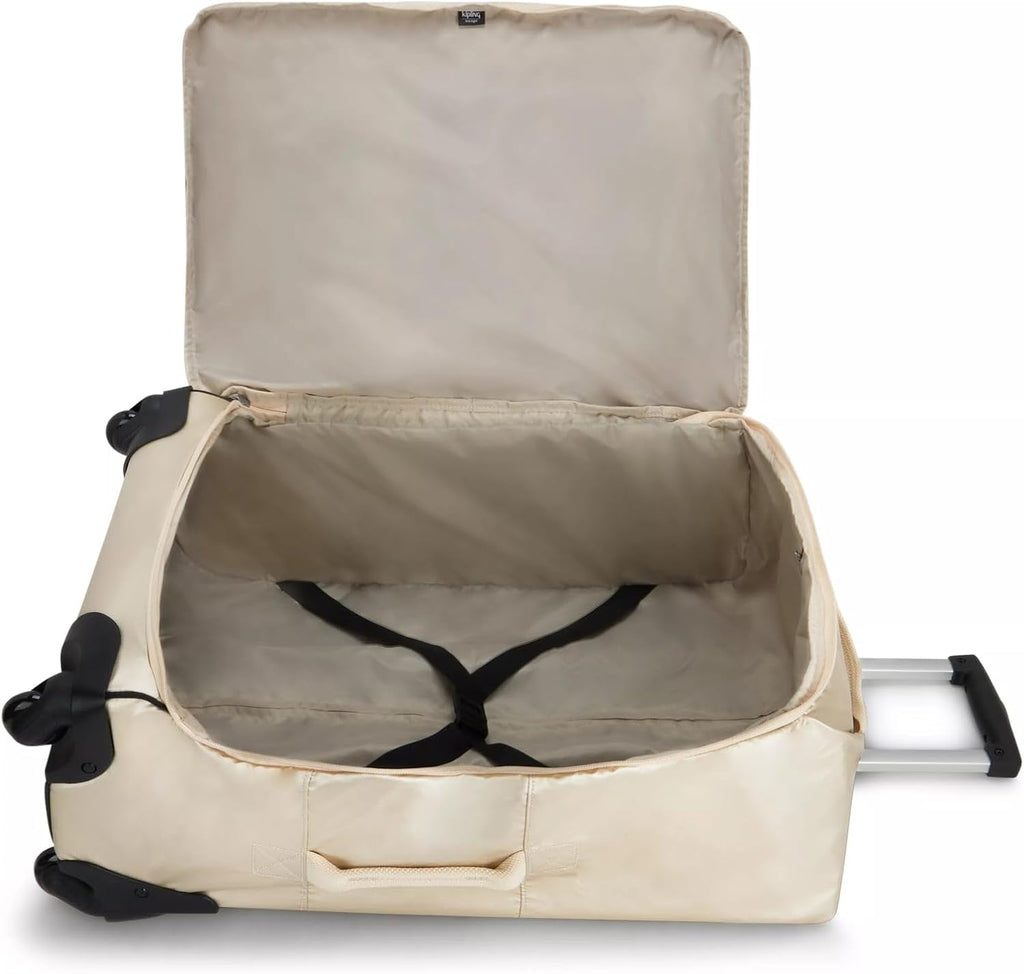 Kipling Women's Darcey Medium 26-Inch Softside Checked Rolling Luggage, 360 Degree Spinning Wheels