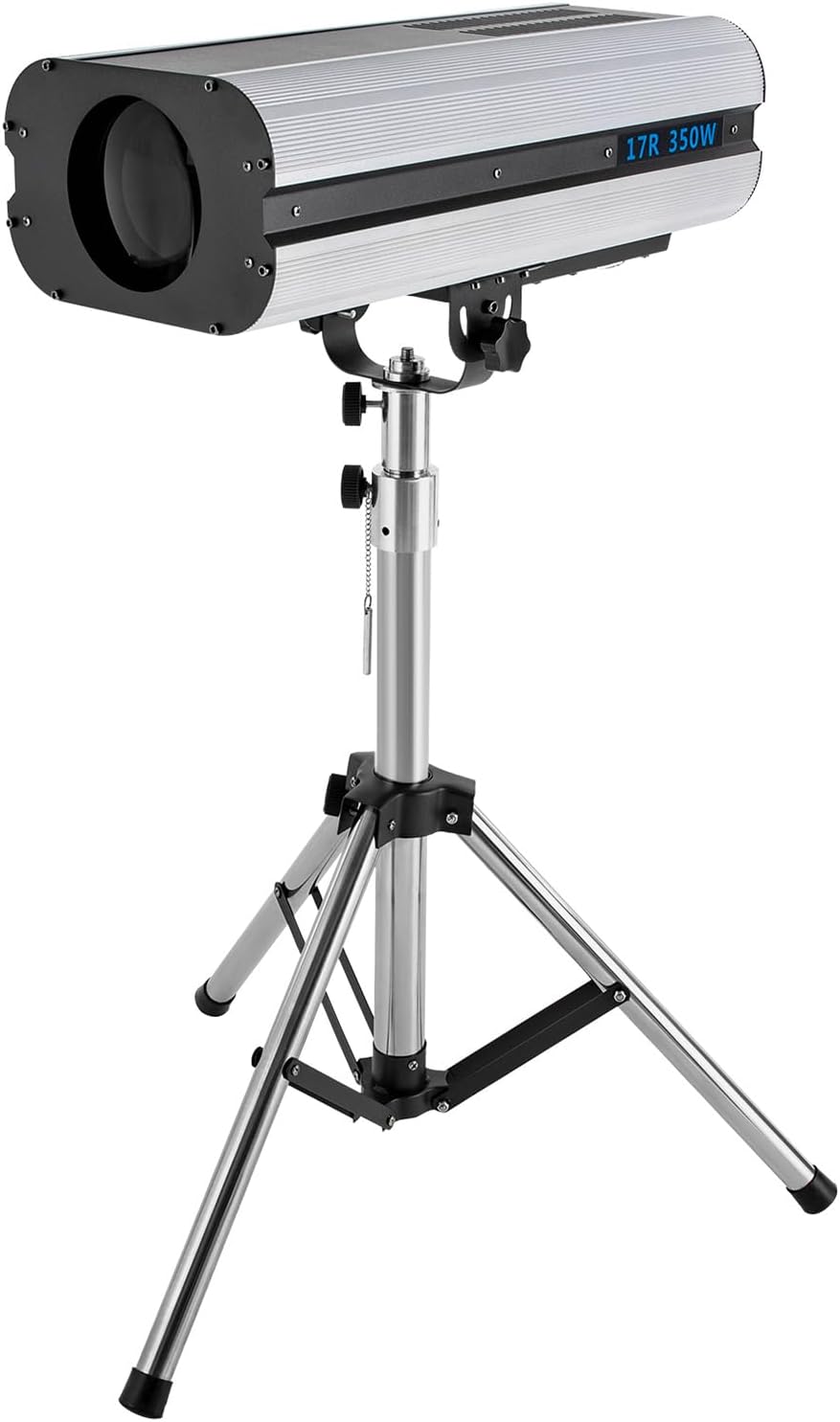 350W Stage Spotlight, LED Spotlight Follow Spot Light Manual Control Stage Light Adjustable Aperture DJ Wash Light with Stand, Professional Performance Lights for Party Disco Wedding