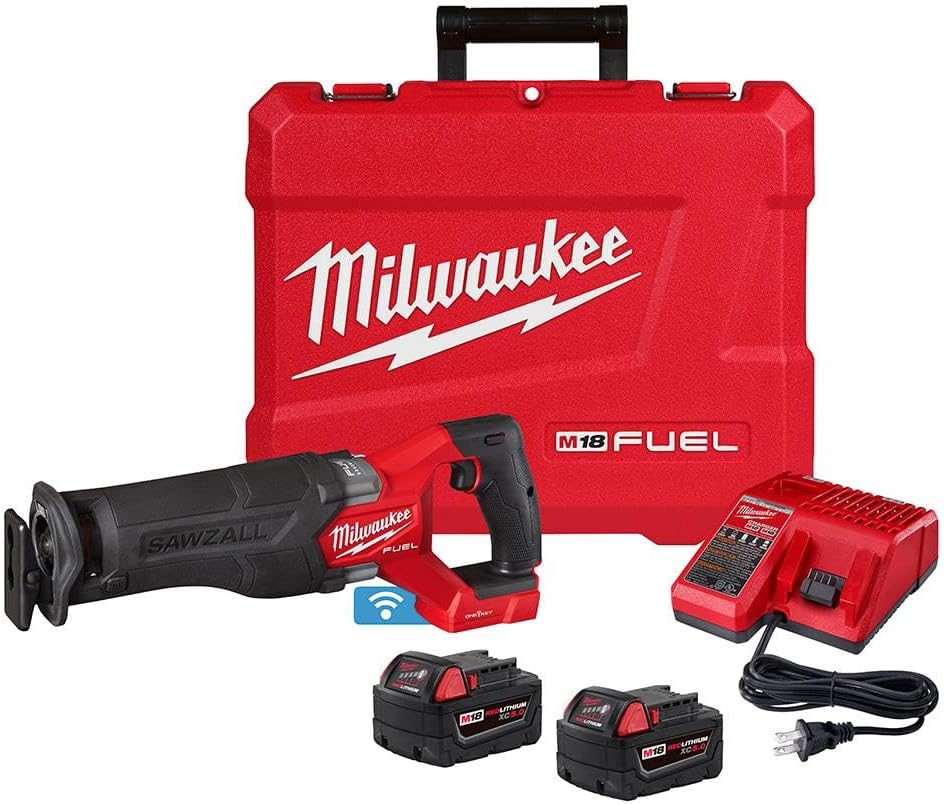 Milwaukee Electric - M18 Fuel SAWZALL RECIP Saw W/ONE-Key - 2 Battery