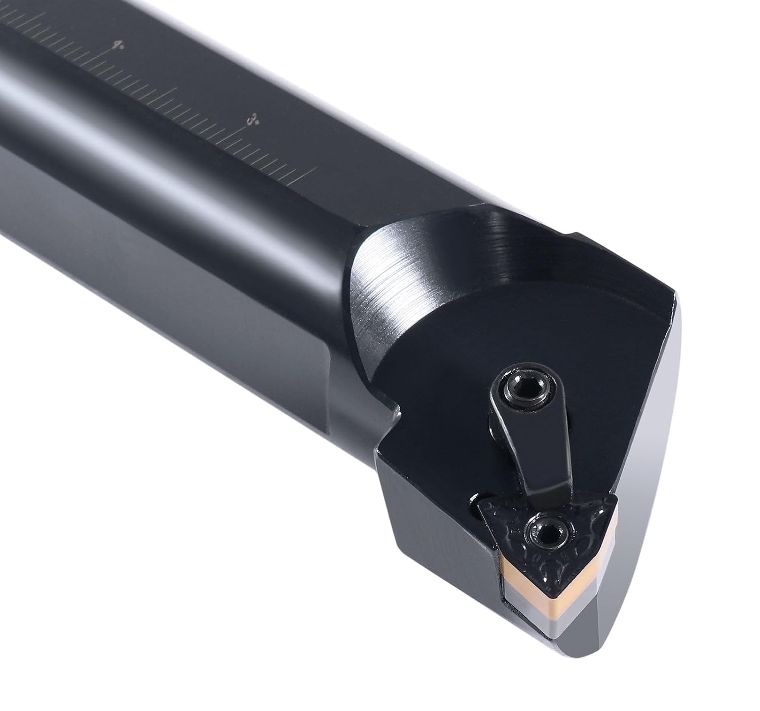 Accusize 1-1/2' x 14' OAL LH S-MWLN Heavy-Duty Boring Bar, 0028-1976 | Left Hand, 1-1/2' Shank, 14' OAL, 2' Min Bore, WNMG43 Carbide Insert, Oxide Body