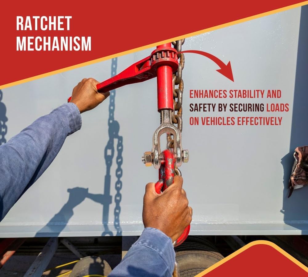 Mytee Products (4 Pack) Ratchet Speciality Binder, Jaw-Jaw 10' Barrel, 13,000 lbs WLL