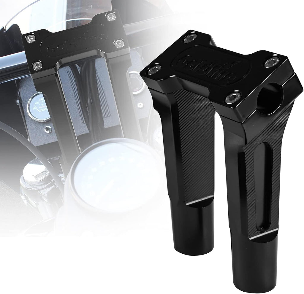 Aluminum CNC straight-type universal handle lift frame, suitable for Harley, Dyna Softail Sportster low rider models, Fat Street Bob FLSL FXBB FXBR FXLRST models (6inch)