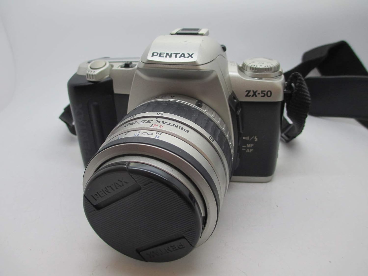 Pentax ZX-50 35MM SLR Film Camera w/ AF Zoom Lens PK mount (Renewed)