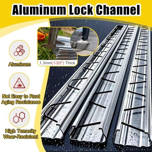 Easy Install Greenhouse Film Lock Channel & Wiggle Wire - Durable Aluminum Track Profile with Spring Wire for Home Gardeners - 94m Side Wall Solution for Optimal Crop Protection