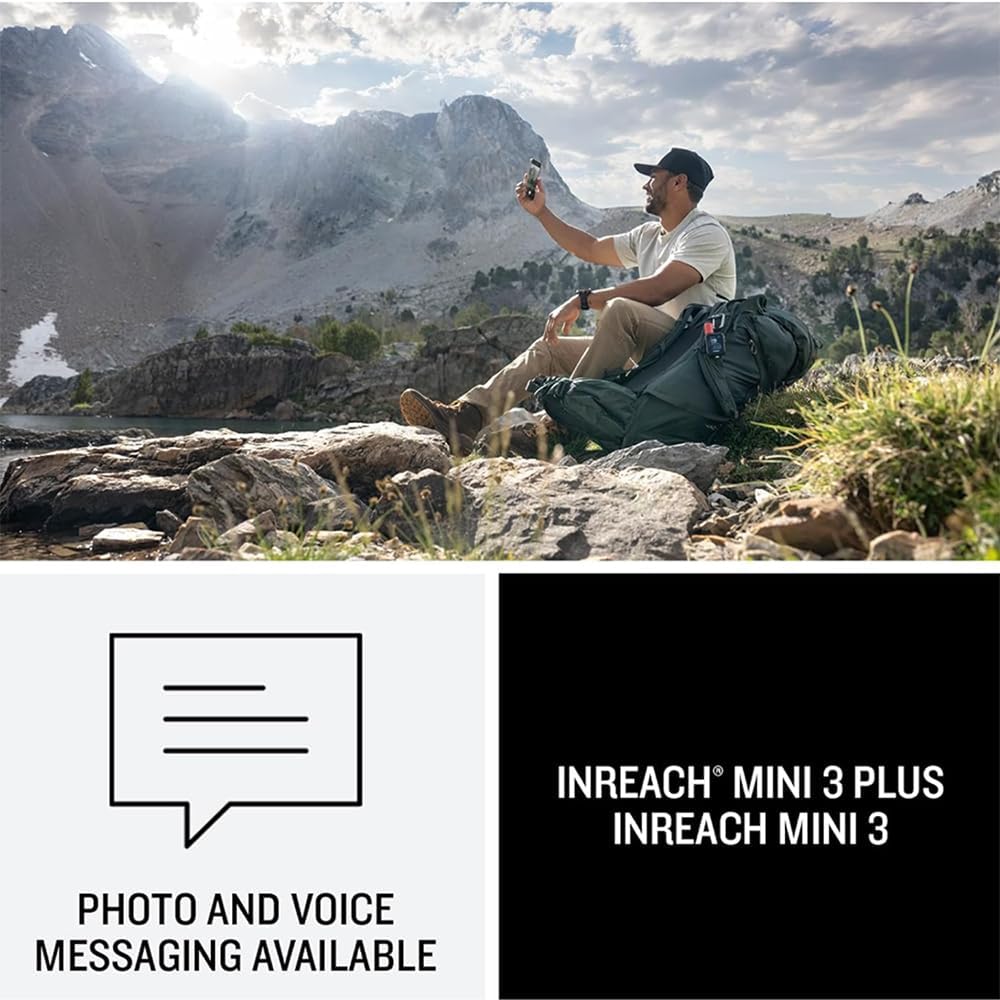 Garmin inReach Mini 3, Rugged Compact Global Satellite Communicator with Color Touchscreen, Two-Way Texting, Emergency SOS Messaging - Bundle w/Deco Essentials 26-Month CPS Plan