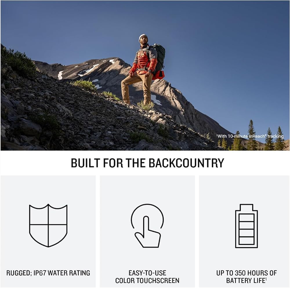 Garmin inReach Mini 3 Plus, Rugged Global Satellite Communicator with Touchscreen Texting, Photo & Voice Messaging, Emergency SOS Messages - Bundle w/Deco Essentials 26-Month CPS Plan