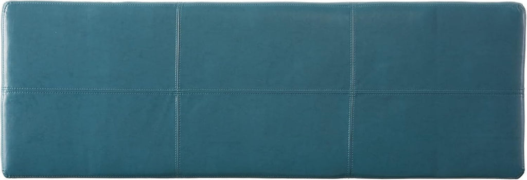 Christopher Knight Home Glouster PU Storage Ottoman, Teal 17. 50D x 51. 25W x 16. 25H