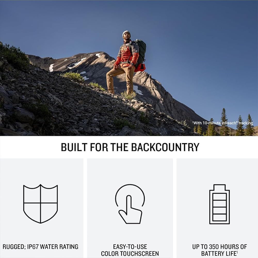 Garmin inReach Mini 3, Rugged Compact Global Satellite Communicator with Color Touchscreen, Two-Way Texting, Emergency SOS Messaging - Bundle w/Deco Essentials 26-Month CPS Plan