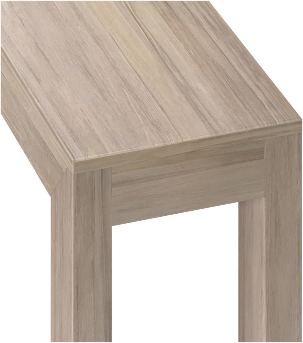Plank+Beam Modern 56 Inch Console Table, Solid Pine Wood Entryway Table, Narrow Sofa Table for Hallway or Living Room, Blonde