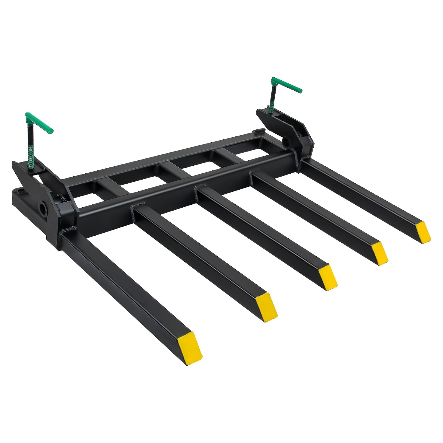 AHLOKI 60' 4000 LBS Clamp On Pallet Forks, Heavy Duty Forks for Tractor Loader Bucket, 48' 2500 LBS