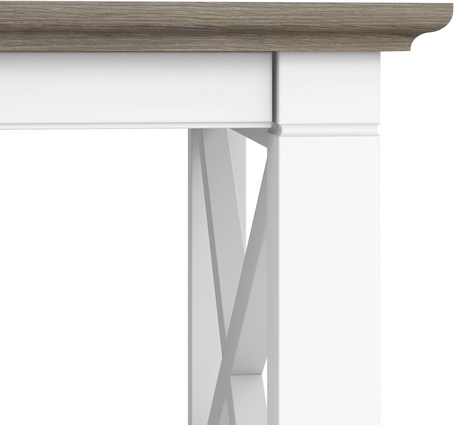Bush Home Key West Farmhouse TV Stand for 65 Inch TV, Tall Entertainment Center with Storage