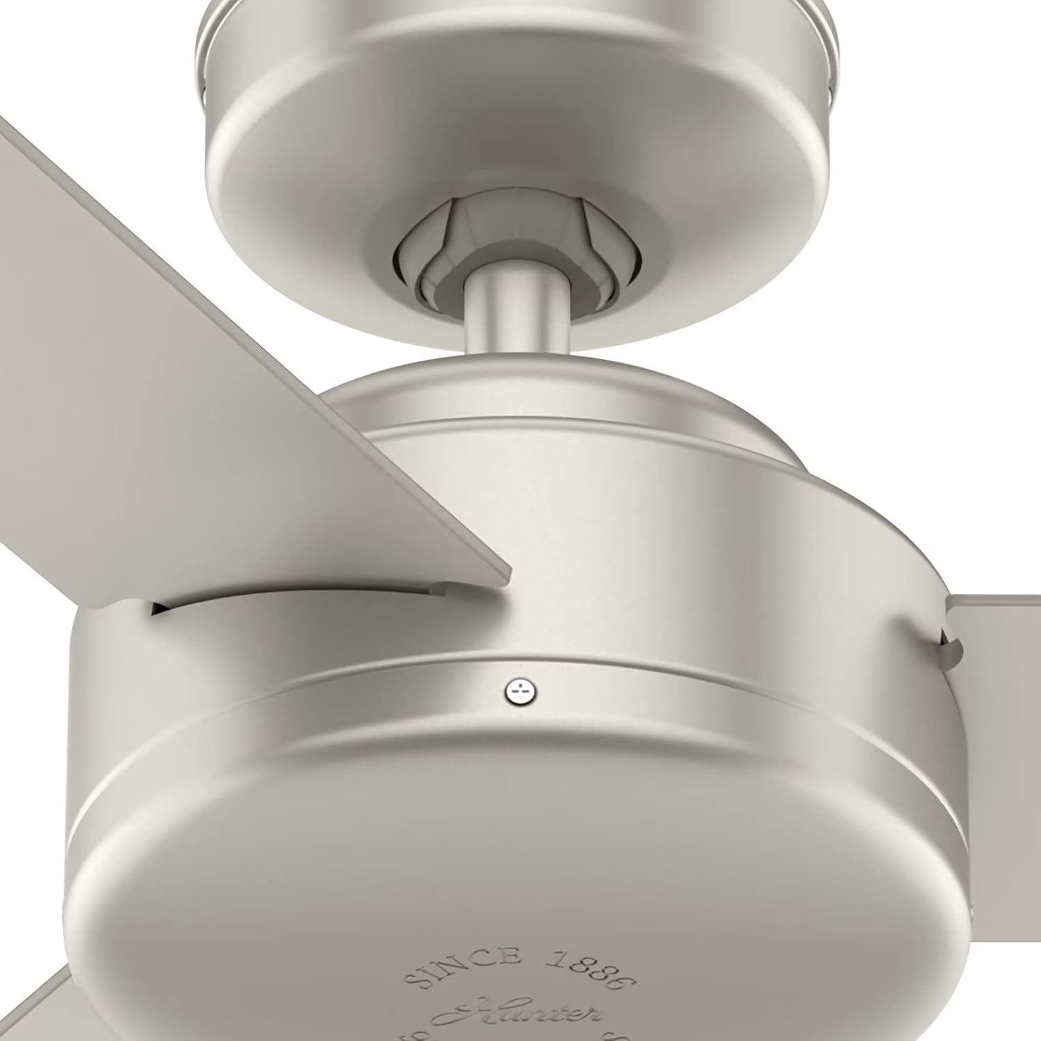 Hunter Fan 44 Inch Casual Matte Nickel Finish Indoor Ceiling Fan With 3 Blades (Renewed)