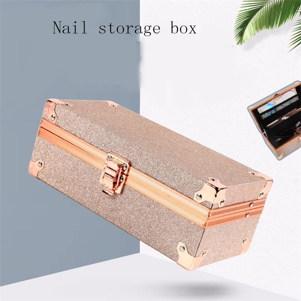 Travel Cosmetic Bag Nail Beauty Box Makeup Large Capacity Suitcase Ladies Tool Storage