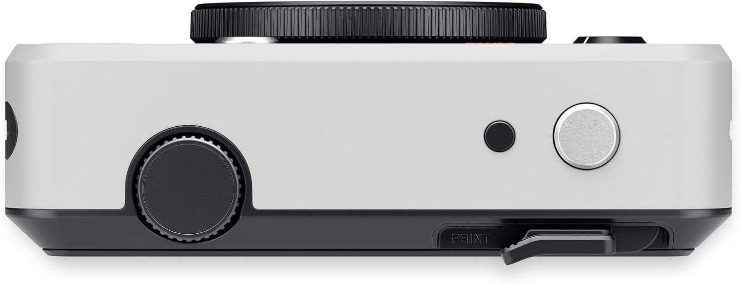 Leica Sofort 2 Digital and Instant Photo Camera with LCD Display, Two Shutter Releases, 10 Lens Effects, and Leica FOTOS App Support (White)