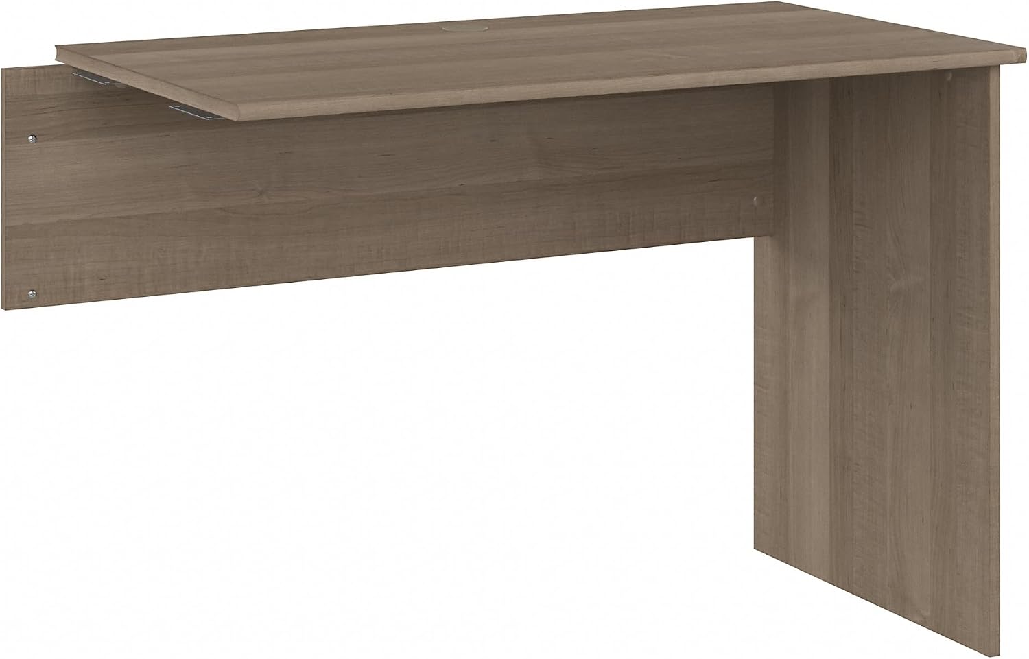 Bush Home Cabot 42W Shell Desk Return in Ash Gray