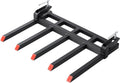 GAOMON Clamp on Debris Forks to 48' Bucket, Heavy Duty 5 Fork Tines Clamp-on Pallet Attachments with 2500 LBS Capacity Fit for Tractor Bucket, Skid Steer Loader