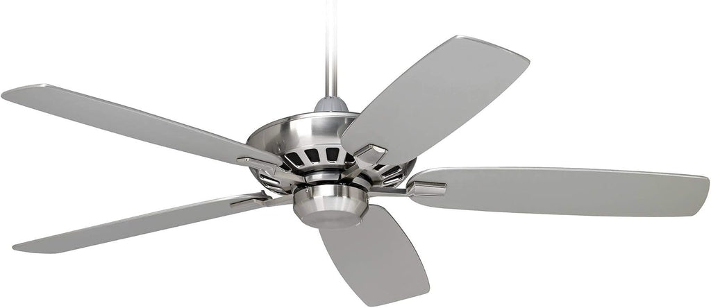 Casa Vieja 52' Journey Modern Country Indoor Ceiling Fan with Handy Remote Control Brushed Nickel Silver for House Bedroom Living Room Home Kitchen Family Dining Office