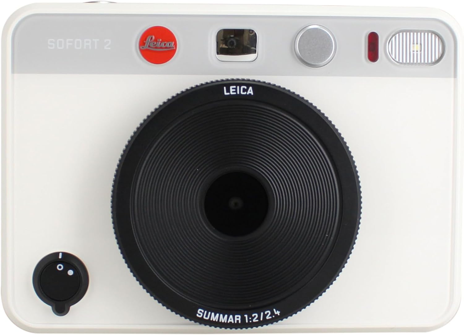Leica Sofort 2 Hybrid Instant Photo Film and Digital Camera (White) (19188) with LCD Display Bundle with Fujifilm Instant Film 100 Sheets + 128 GB Memory Card + Bag + Cleaning Kit
