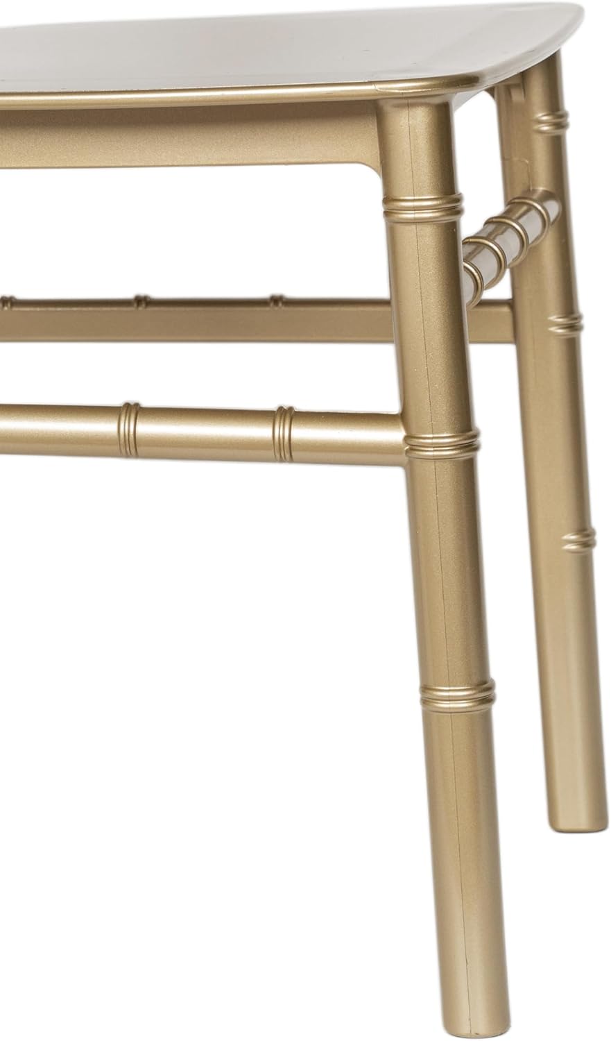 Flash Furniture Hercules 6 Pack Child's Gold Resin Party and Event Chiavari Chair for Commercial & Residential Use