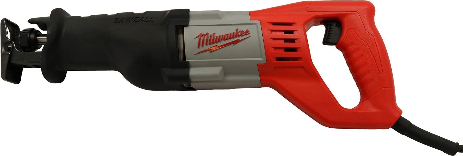 Milwaukee 6519-31 12 Amp Corded 3000 Strokes Per Minute Reciprocating Sawzall w/Variable Speed Trigger (Renewed)