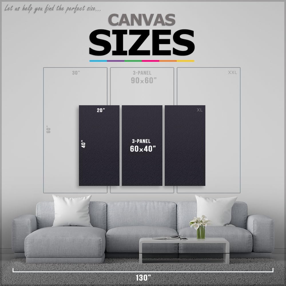 ARTCANVAS Book Heart Page Home decor Canvas Art Print Stretched Framed Painting Picture Poster Giclee Wall Decor - 90' x 60' (1.50' Deep) (3-Piece)