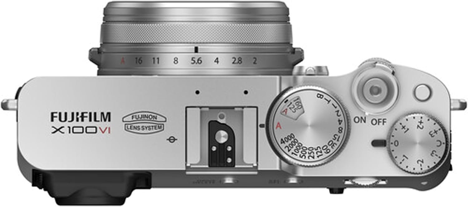 FUJIFILM X100VI Digital Camera (Silver) + 64GB Exteme Memory +120 Led Fill Light +Lense +Filters + Tulip+ Case + Tripod + Stabilizing Grip + Software Pack +More (Content Bundle)