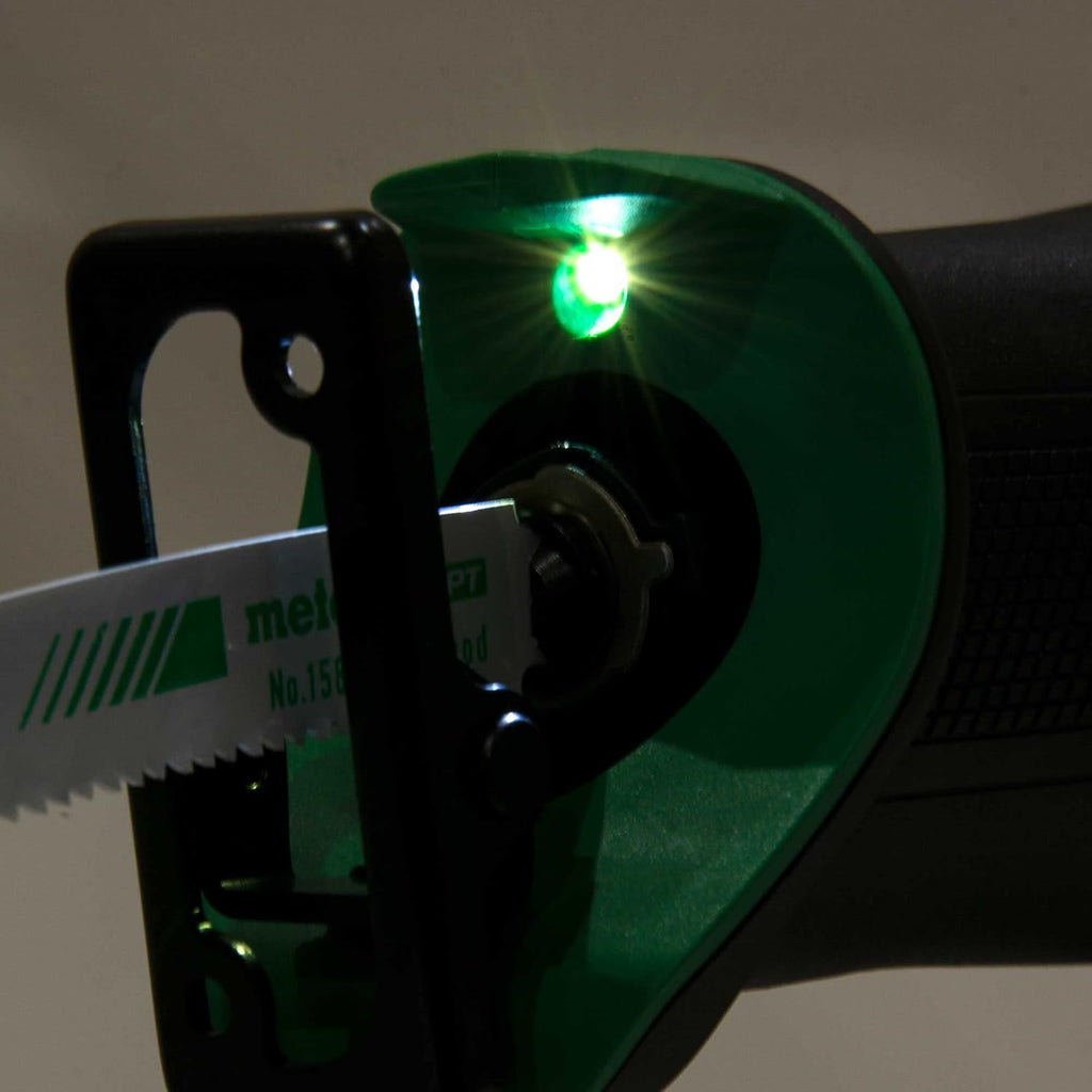 Metabo HPT 18V MultiVolt Cordless Compact Reciprocating Saw, Top Class Cutting Speed, 20% More Compact, 1-1/8' Stroke Length, 3,000 SPMs, Up to 125 Cuts Per Charge, Tool Body Only, CR18DMAQ4