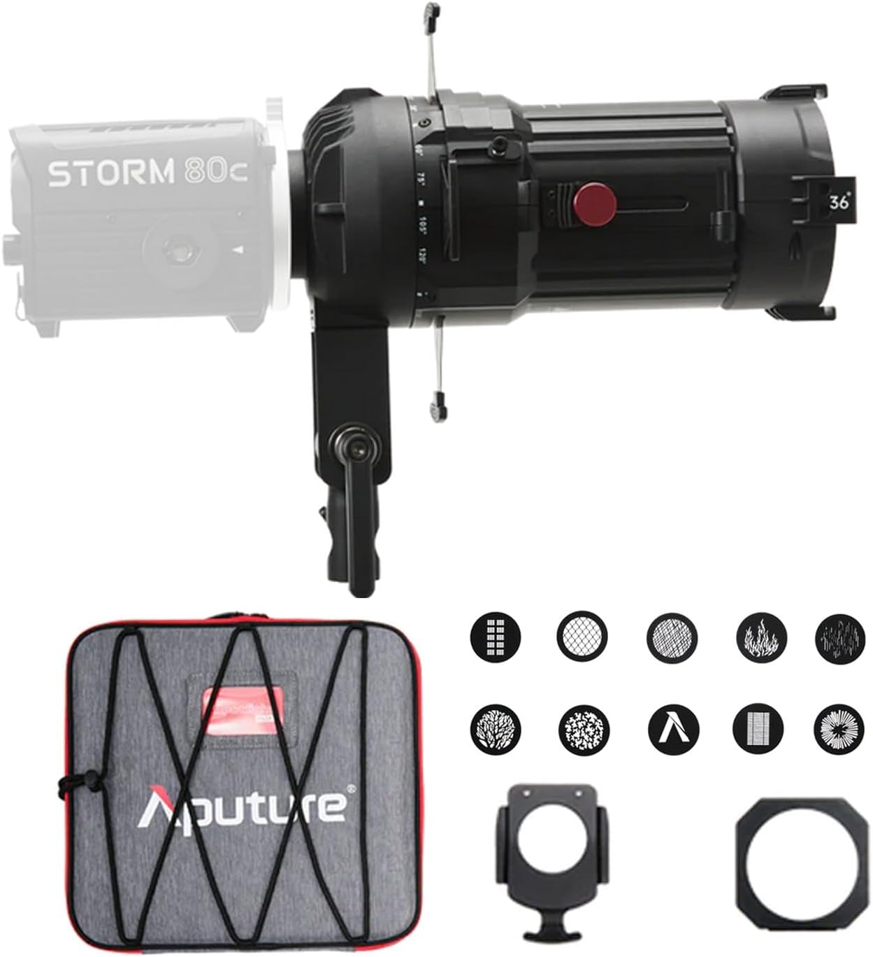 Aputure Spotlight Mini 36° Lens Kit Projection Lens Modifier for Storm 80c