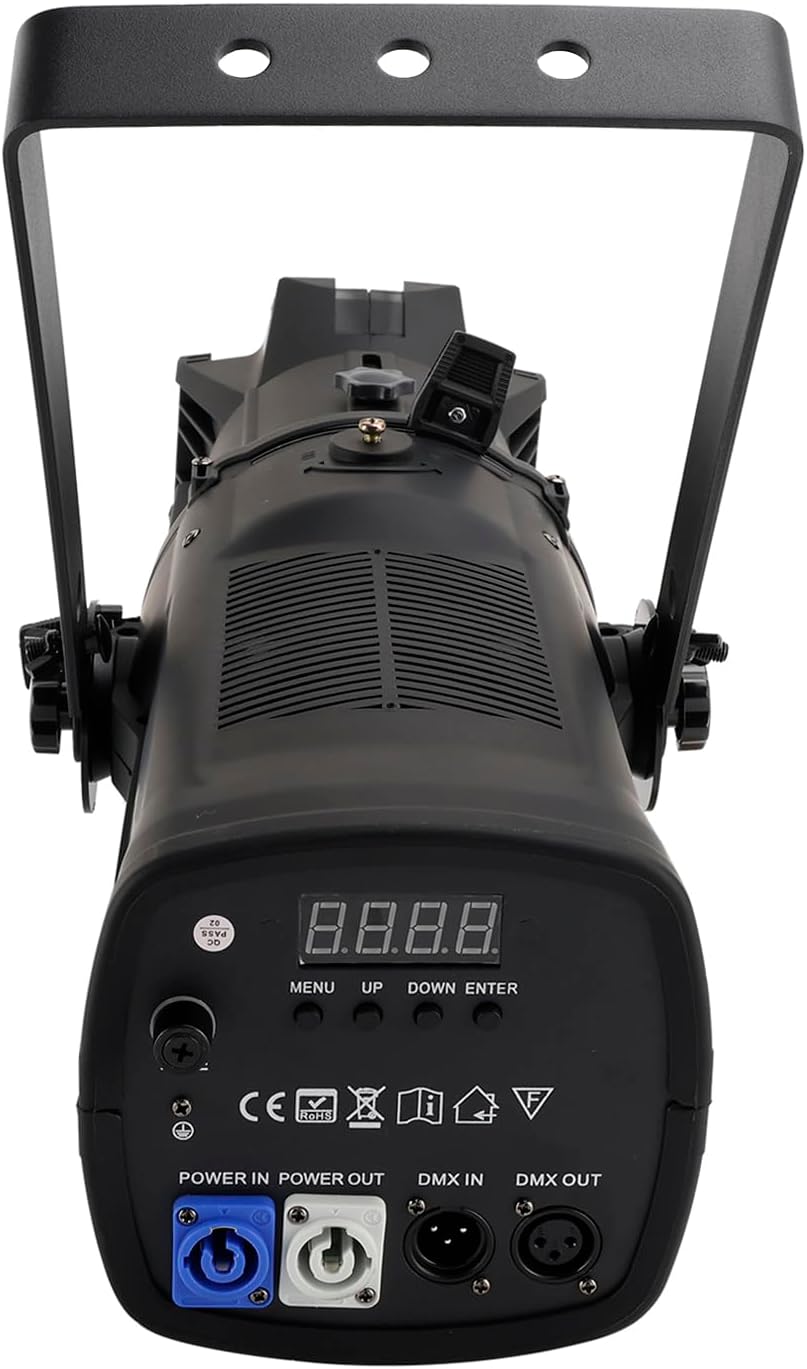Topteng 250W Profile Spotlight 4In1 RGBW 17° Beam Angle LED COB Light For Event Lighting Disco Party DJ Moving Head Stage Lights for Church, Night Clubs, Entertainment Halls, Disco, Hotels, Shops