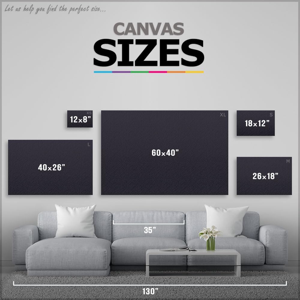 ARTCANVAS Book Heart Page Home decor Canvas Art Print Stretched Framed Painting Picture Poster Giclee Wall Decor - 60' x 40' (1.50' Deep)