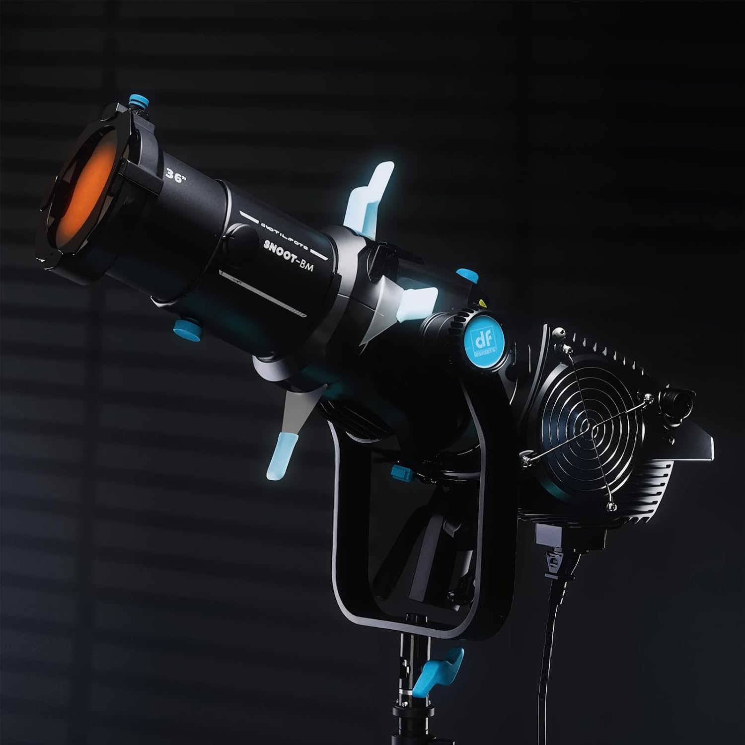 Bowens Mount Optical Snoot Photography,Spotlight Snoot Gobos kit for Monolight,Compatible with Aputure Amaran 100X/D 200D/X,150/300c,600x Pro,Godox SL60 Continuous Light etc
