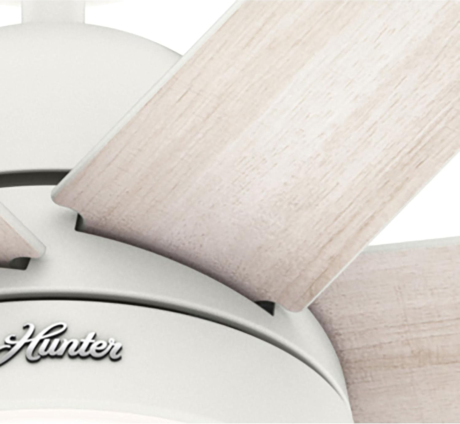 Hunter 60 inch WiFi Phenomenon Matte White Ceiling Fan with LED Light Kit and Wall Control