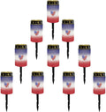 Solar Pathway Lights Outdoor Waterproof Garden Stake Lights US Flag Love Heart LED Lantern Warm White Landscape Lighting for Yard Patio Driveway Solar Powered Fairy Lights Spotlight