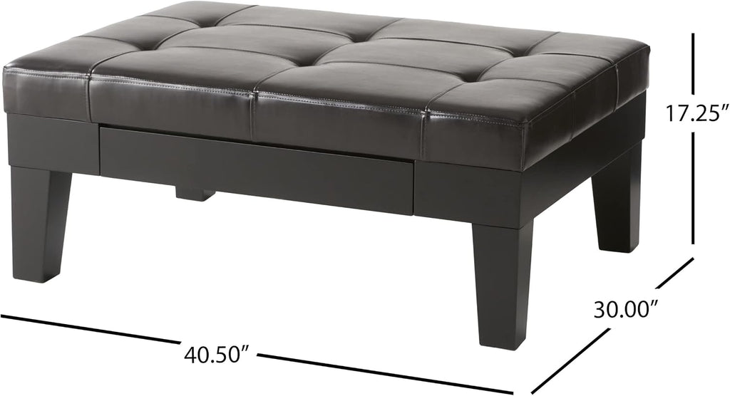 Christopher Knight Home Tucson Coffee Table, Brown 40.5' x 29.5' x 17.75'